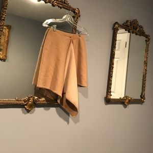96% cashmere wrap skirt